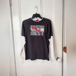Boys Puma Long Sleeve Shirt XL